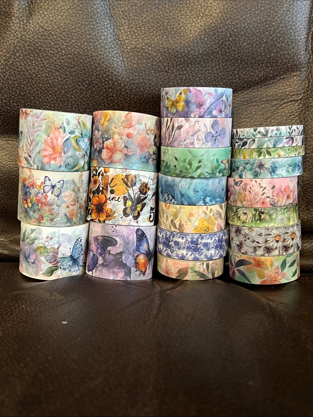 Floral & Butterfly Decorative Washi Tape Set - Multicolor